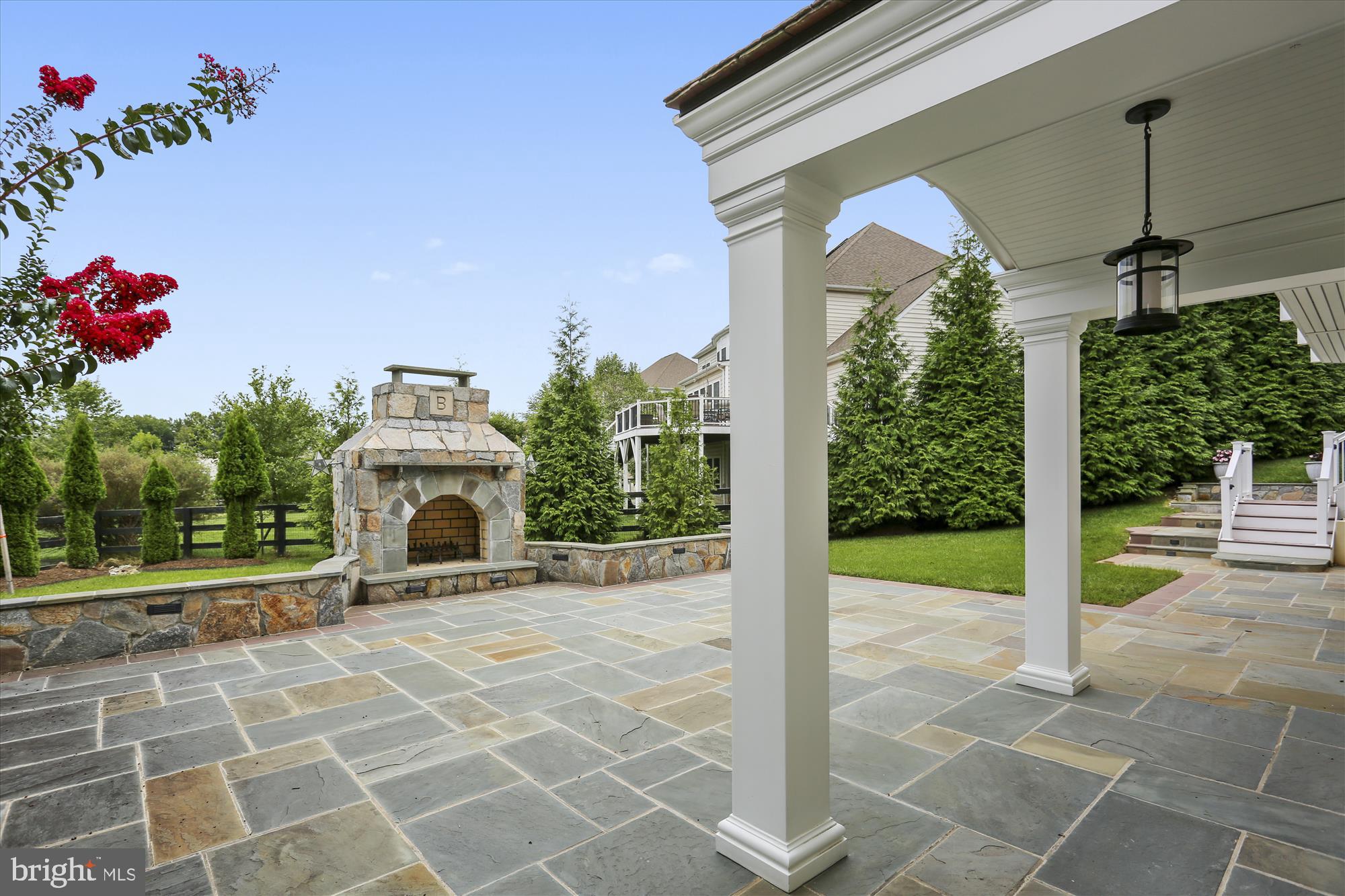 4826 Chichester House Road Olney, MD 20832 - Photo 74 of 97 Patio w/fantastic Fireplace!