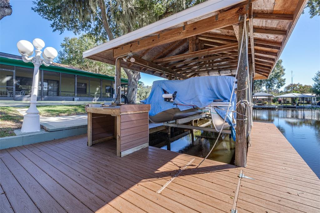 623 Racoon Lane Lorida, FL 33857 - Photo 46 of 80 a view of a swimming pool with seating space