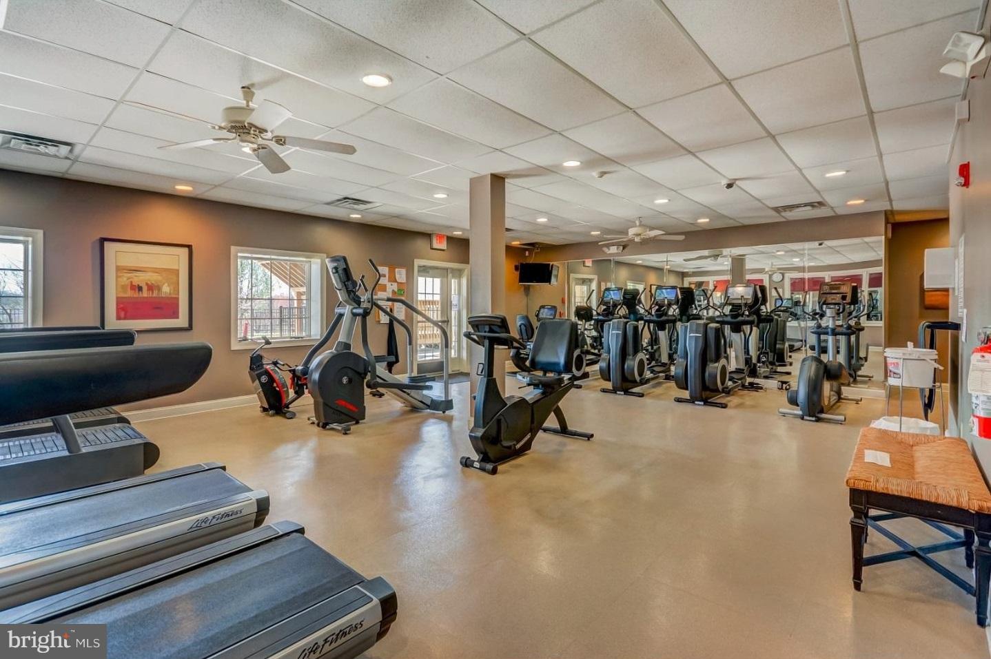 284 Flagstone Road, Unit 5 Chester Springs, PA 19425 - Photo 24 of 25 a view of a room with gym equipment