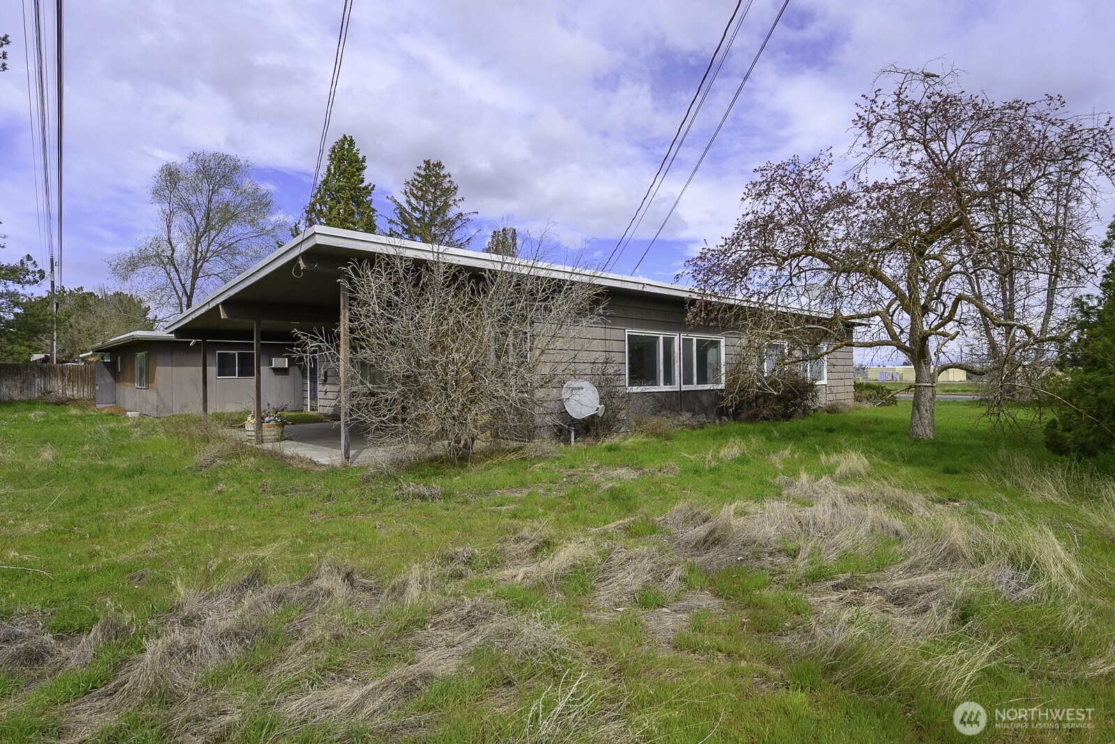 537 Fairchild Loop Moses Lake, WA 98837 - Photo 33 of 34 a view of a house with backyard and a tree