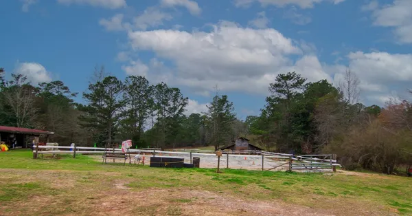 a view of deck and hardwood