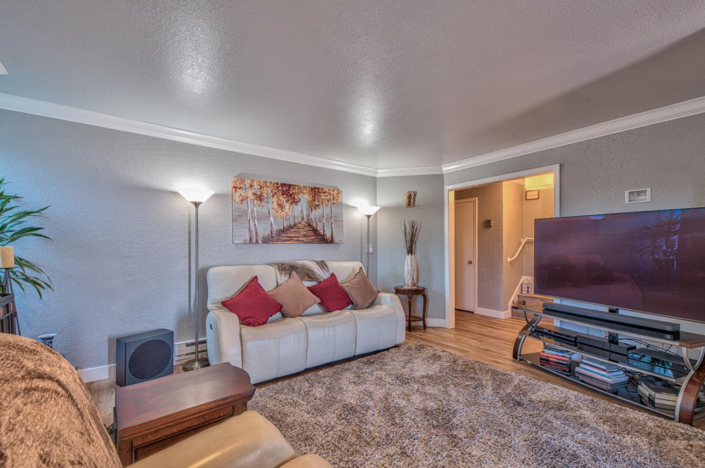 2224 Almaden Road, Unit A San Jose, CA 95125 - Photo 12 of 29 a living room with furniture and a flat screen tv