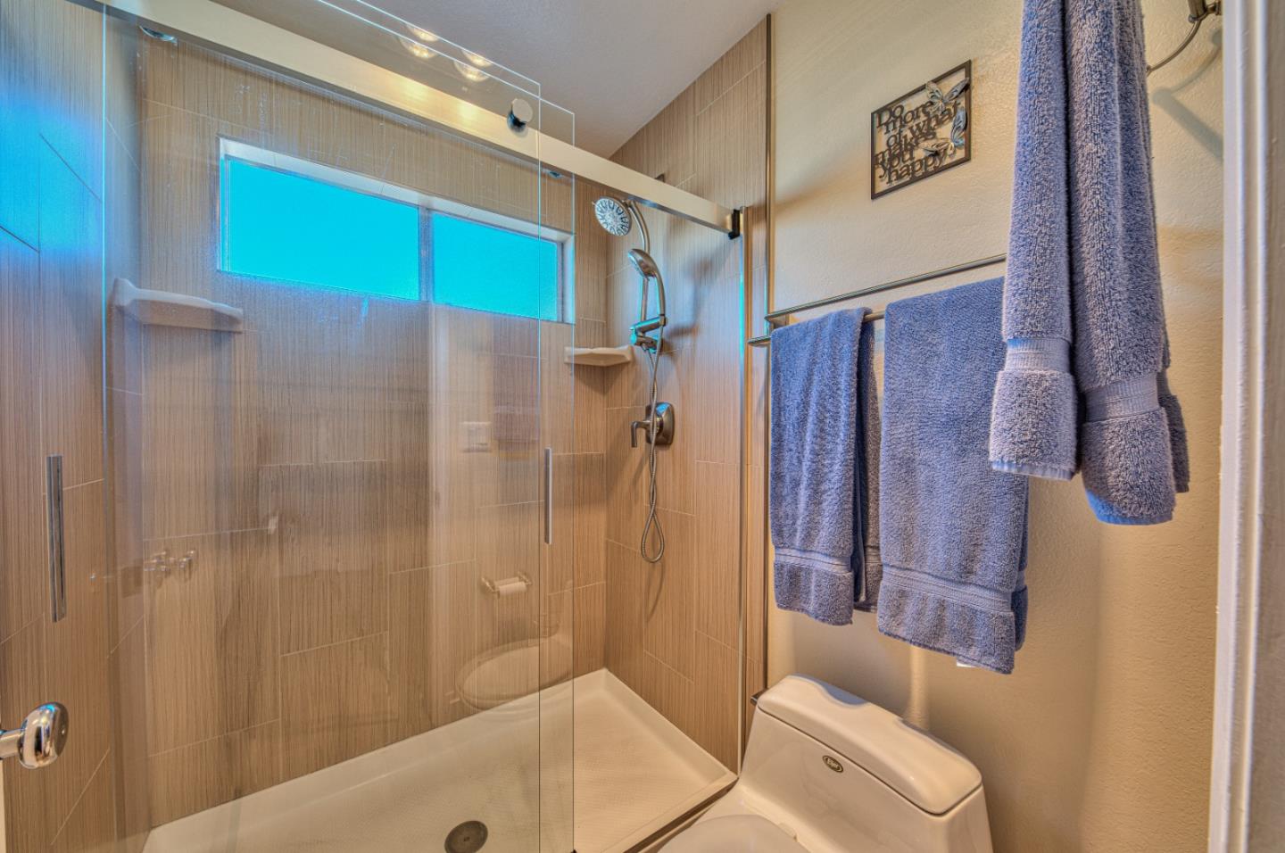 2224 Almaden Road, Unit A San Jose, CA 95125 - Photo 18 of 29 a bathroom with a shower and a toilet