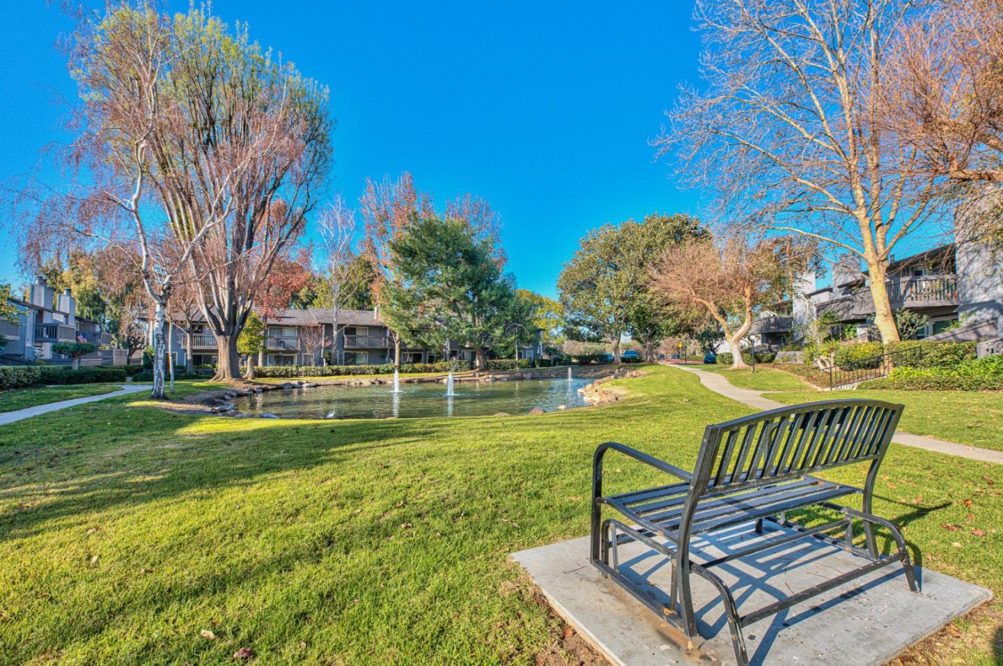 2224 Almaden Road, Unit A San Jose, CA 95125 - Photo 29 of 29 a view of a swimming pool with a patio and garden