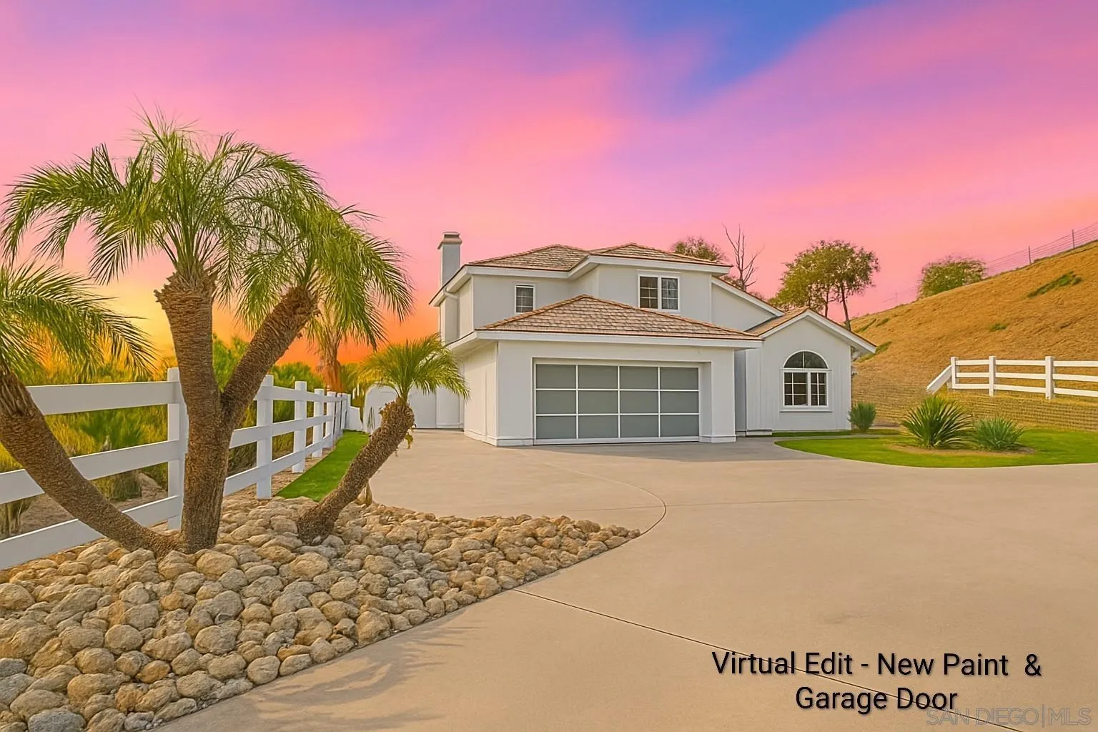 9410 Brian Way El Cajon, CA 92021 - Photo 2 of 49 a front view of a house with a yard