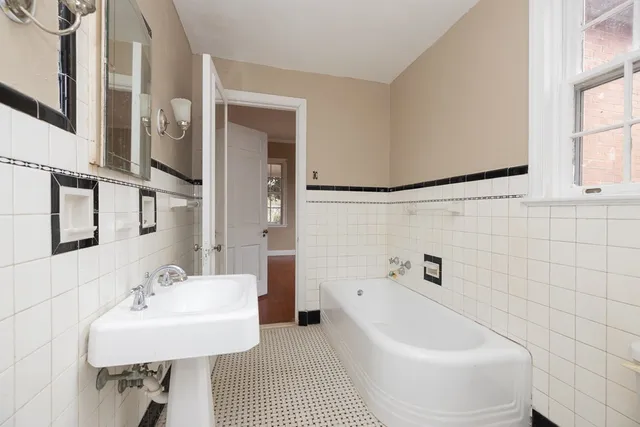 a bathroom with a sink