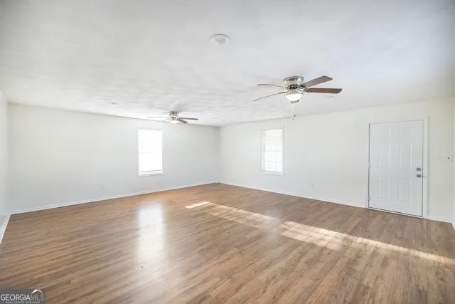 wooden floor in an empty room