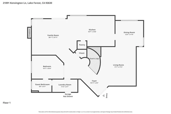 $1,634,888 | 21091 Kensington Lane, Lake Forest, CA 92630