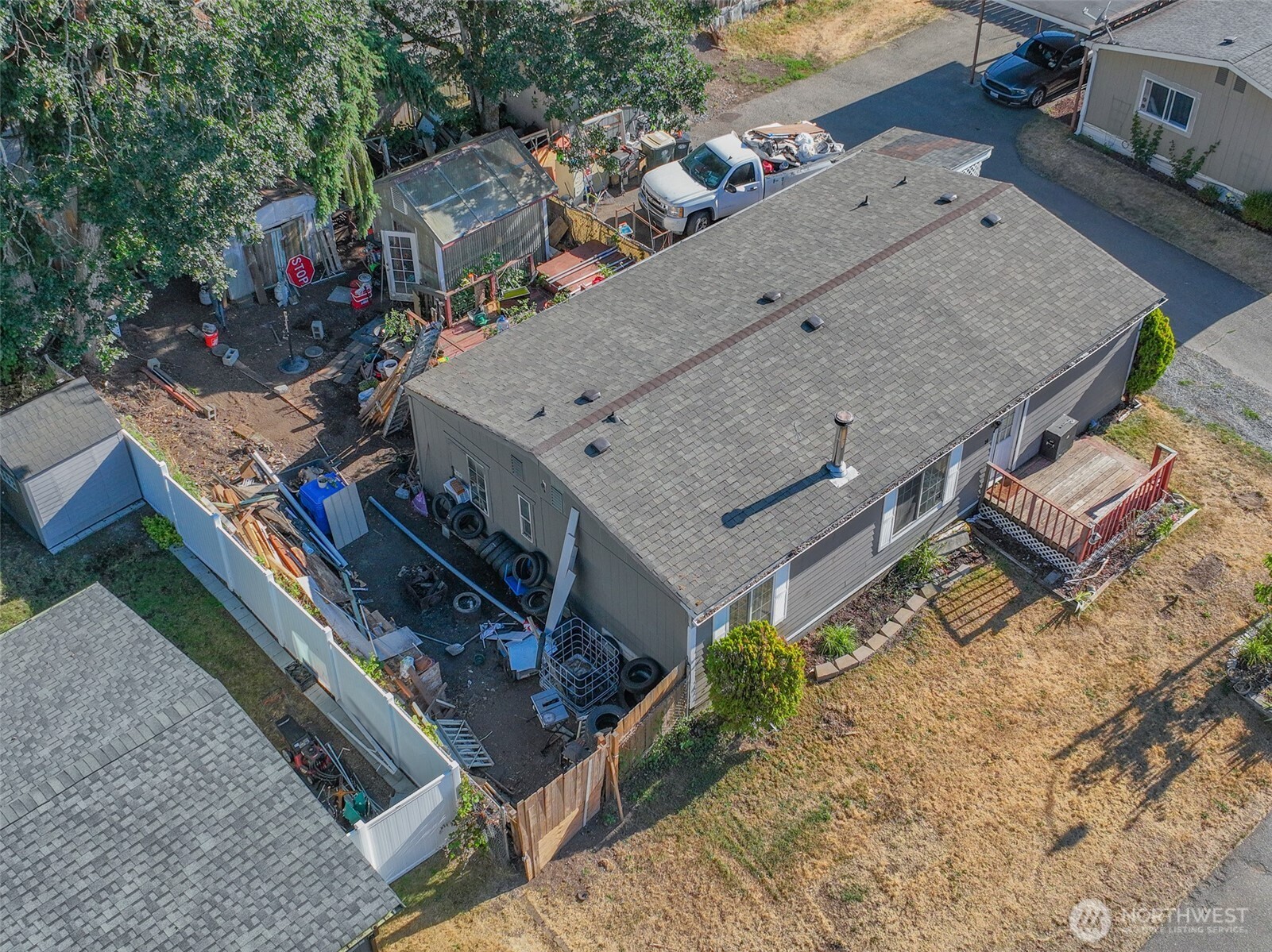 510 Duterrow Road Southeast, Unit 34 Olympia, WA 98513 - Photo 16 of 20 an aerial view of a house with a yard