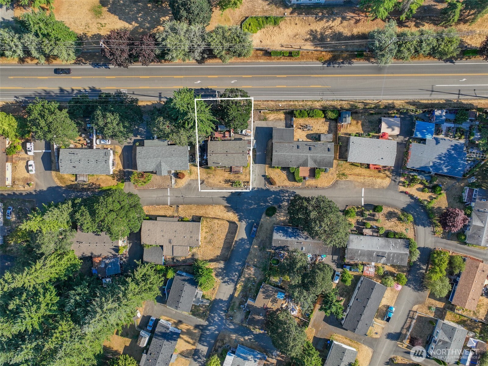 510 Duterrow Road Southeast, Unit 34 Olympia, WA 98513 - Photo 3 of 20 an aerial view of a house with outdoor space