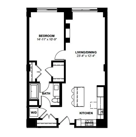 $5,360 | 1 Canal Street, Unit 1214, Boston, MA 02114
