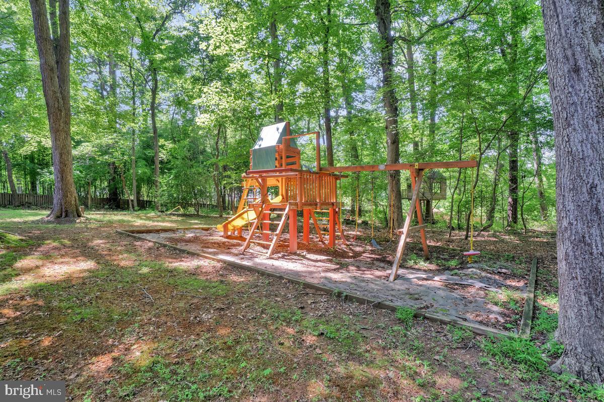 502 Seneca Knoll Court Great Falls, VA 22066 - Photo 47 of 56 a view of outdoor space with deck and trees