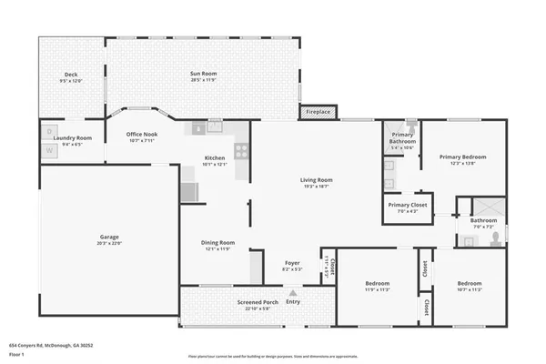 $399,000 | 654 Conyers Road, McDonough, GA 30252