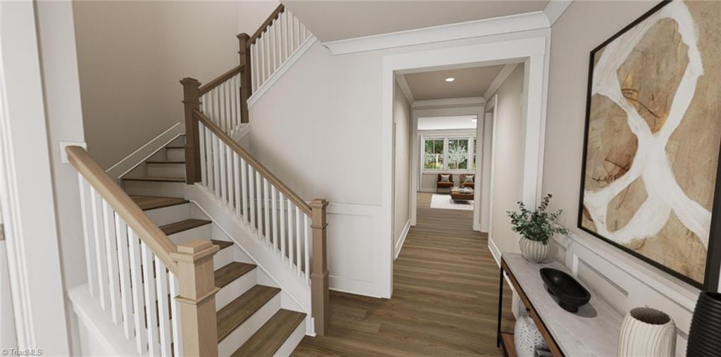 6716 Honeycutt Reserve Drive Oak Ridge, NC 27310 - Photo 2 of 23 Foyer-Virtual Representation Not actual home - Some Features may be different in actual home.