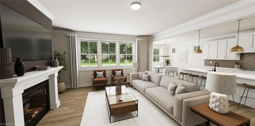 6716 Honeycutt Reserve Drive Oak Ridge, NC 27310 - Photo 4 of 23 Family Room-Virtual Representation Not actual home - Some Features may be different in actual home.