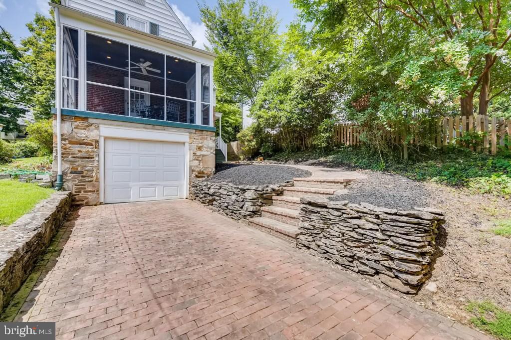 4409 Sedgwick Road Baltimore, MD 21210 - Photo 21 of 22 Rear Driveway and Side Patio