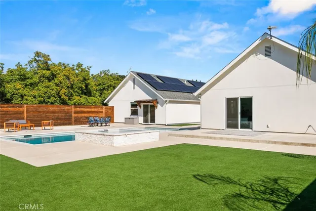 a house with a outdoor space