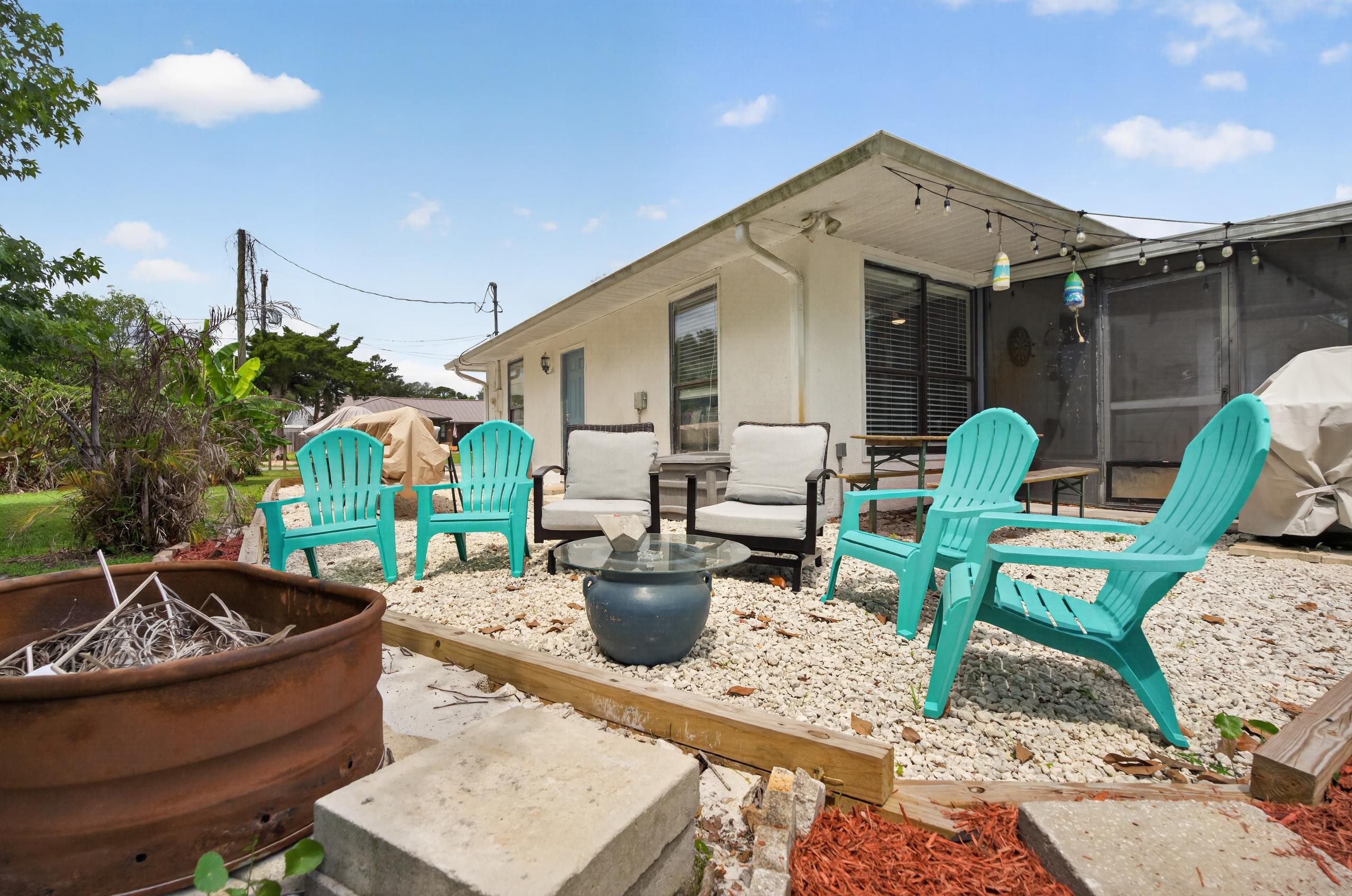 111 Pompano Road St. Augustine, FL 32086 - Photo 37 of 61 a view of outdoor sitting area with furniture and rug