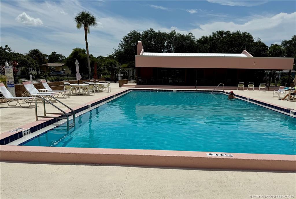 2574 Southwest Monarch Trail Stuart, FL 34997 - Photo 13 of 21 a view of a terrace with a yard