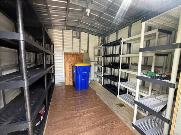 a view of a storage & utility room