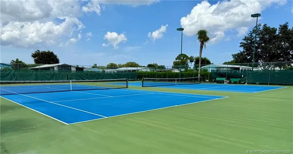 a view of a tennis court