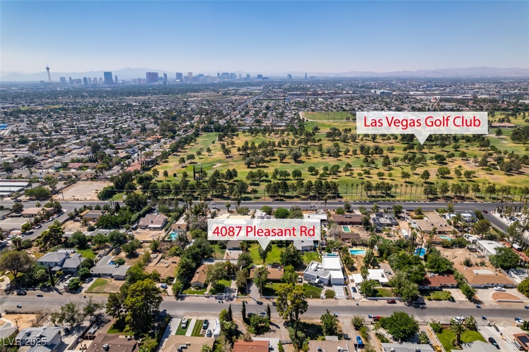 4087 Pleasant Road Las Vegas, NV 89108 - Photo 69 of 74 View of property location with nearby suburban area and city skyline