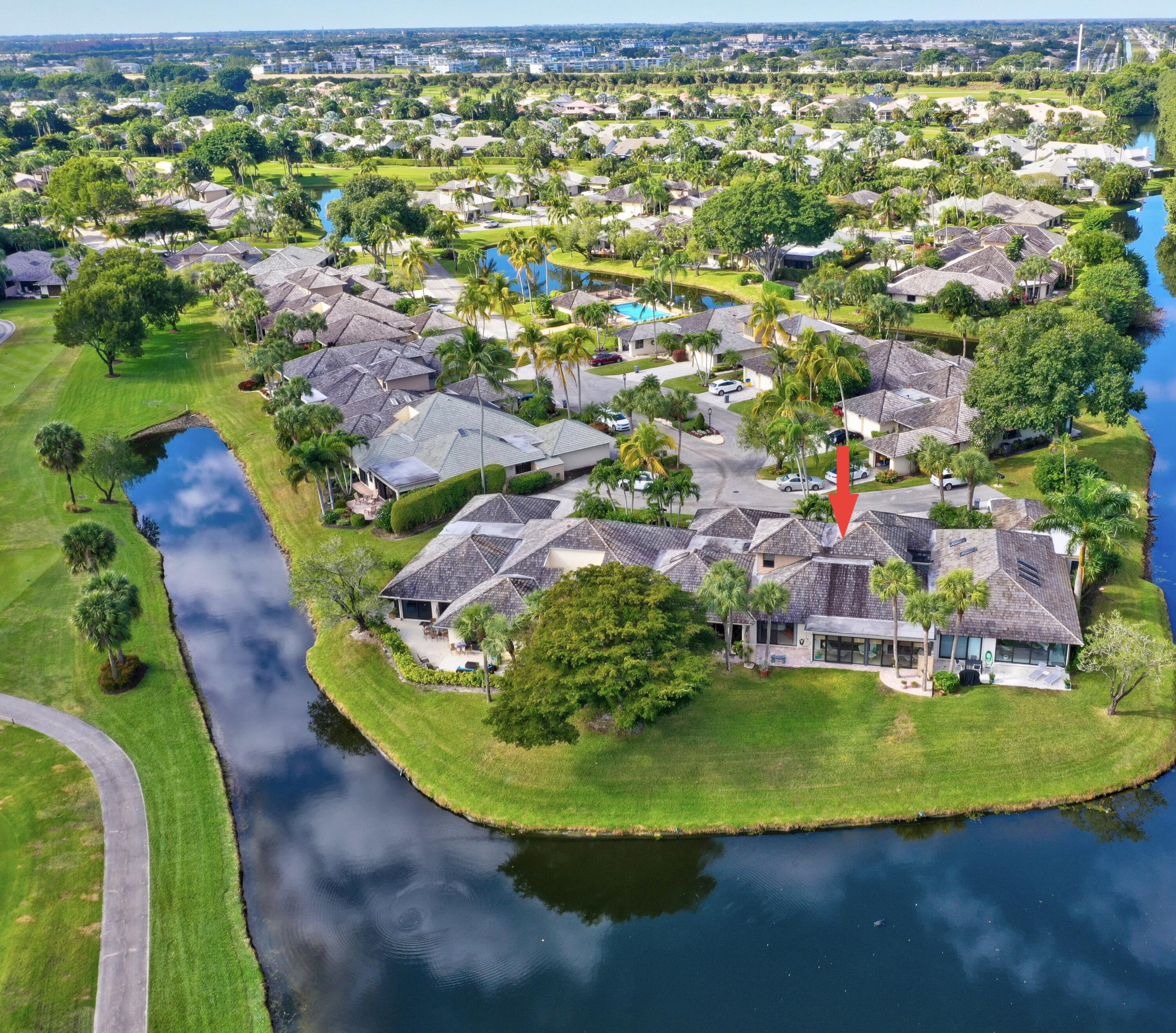 19458 Waters Reach Lane, Unit 602 Boca Raton, FL 33434 - Photo 31 of 33 Aerial View