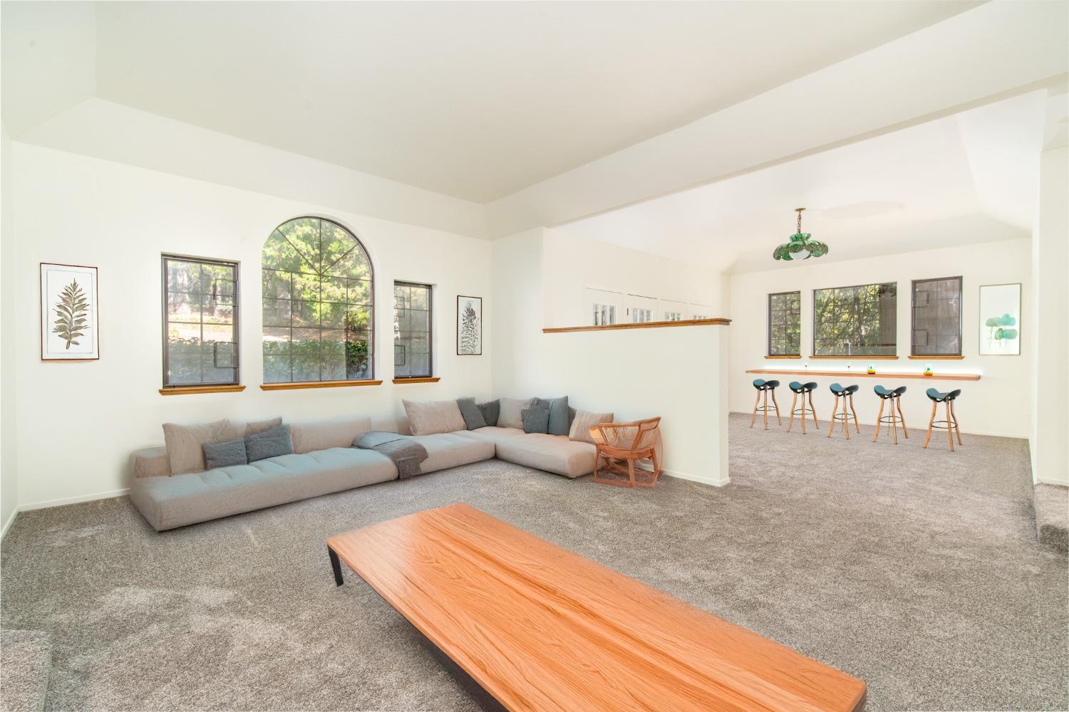 3961 7 Ridges Road Camino, CA 95709 - Photo 37 of 93 a living room with furniture and a large window