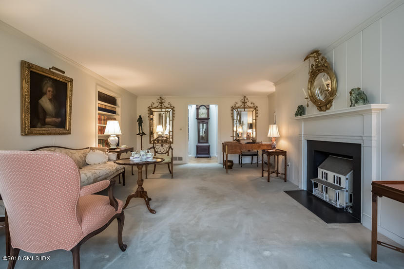 194 Bedford Road Greenwich, CT 06831 - Photo 6 of 44 a living room with furniture and a fireplace