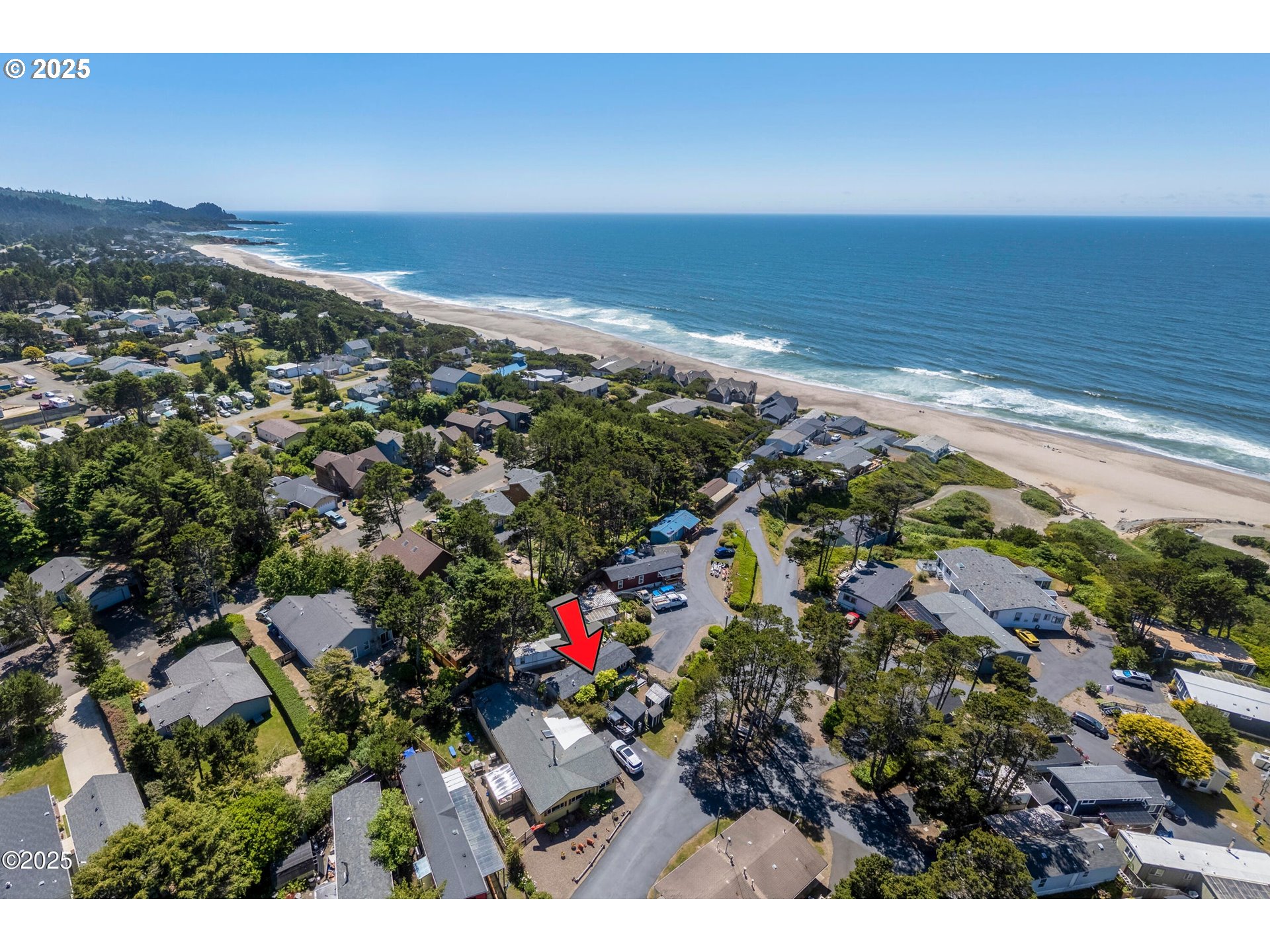 4875 Highway 101, Unit 11 Depoe Bay, OR 97341 - Photo 31 of 32 a view of city and ocean