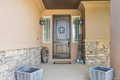 a view of front door of house