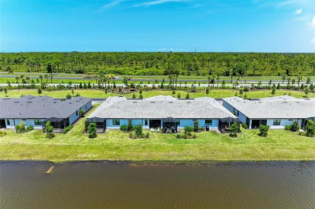 a view of a backyard with tree s