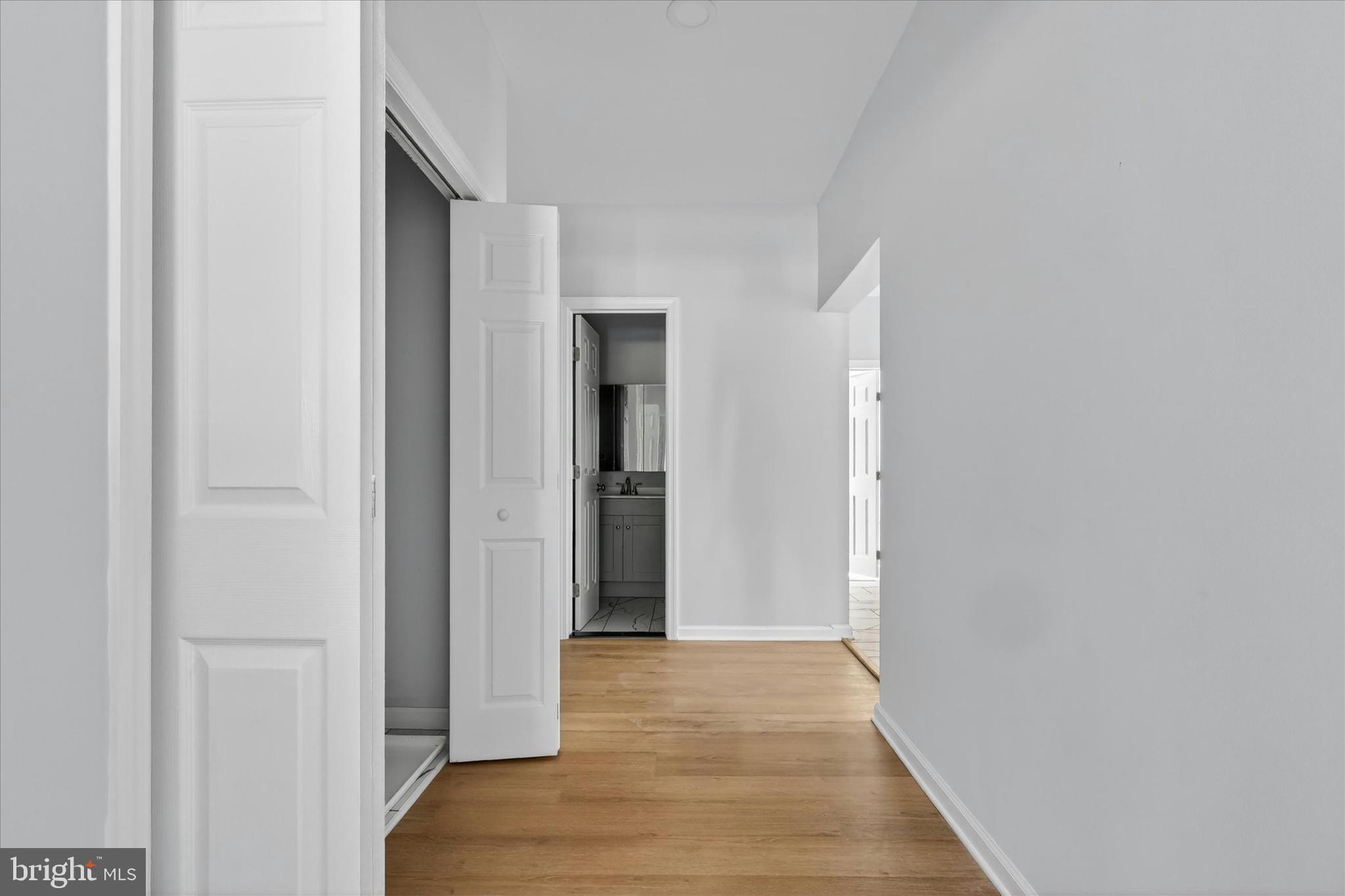 509 Lumberton Road, Unit 1 Hainesport, NJ 08036 - Photo 20 of 33 a view of a hallway with wooden floor and entryway