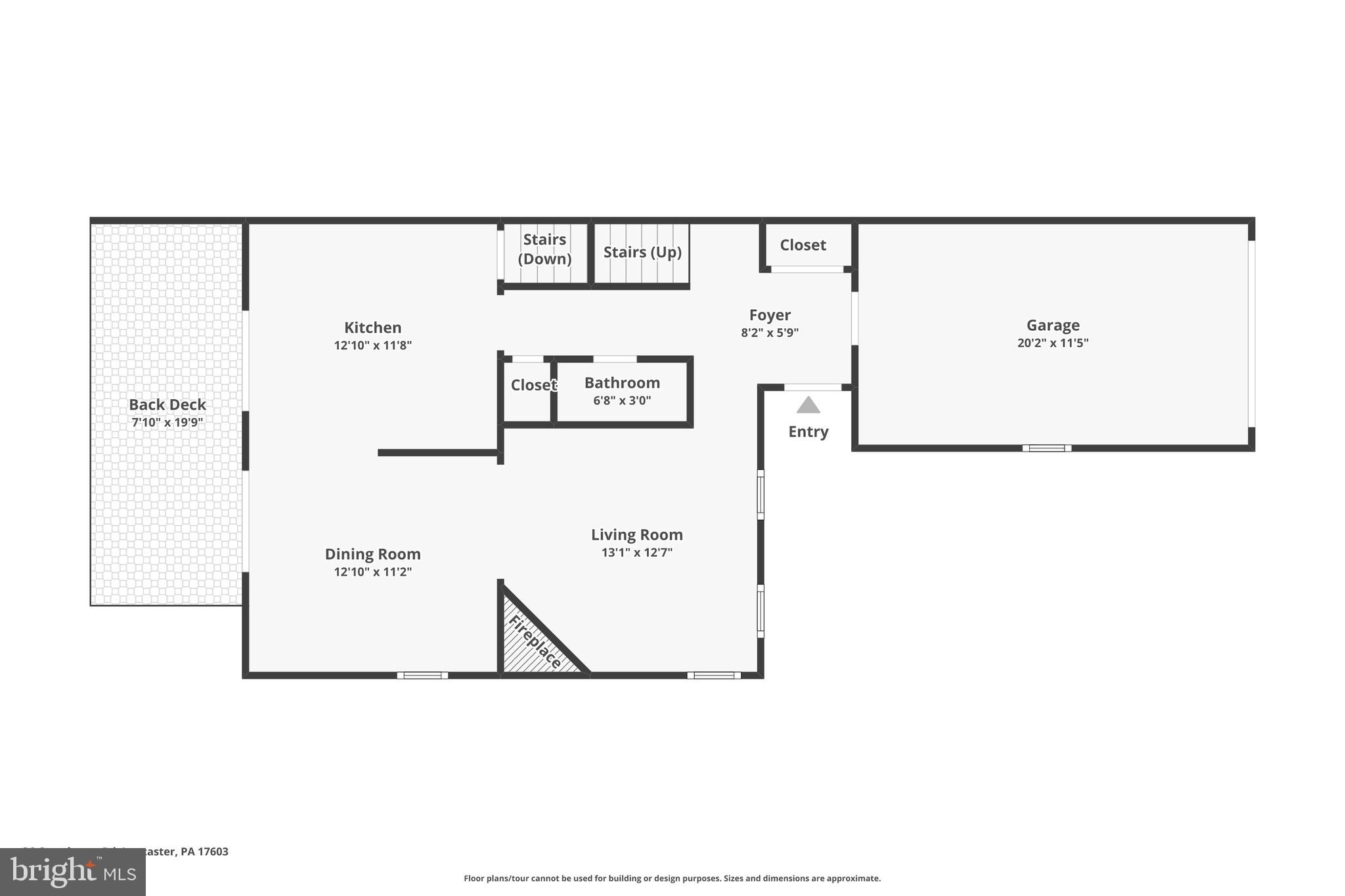36 Greythorne Road Lancaster, PA 17603 - Photo 45 of 46 First Floor Plan