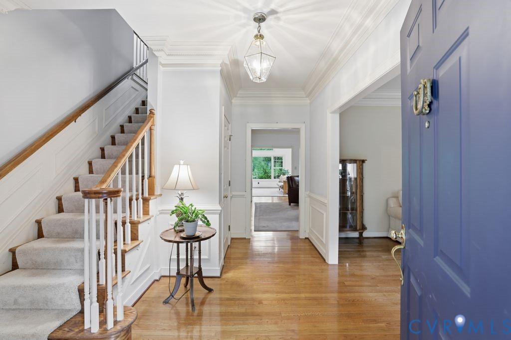 8608 Old Brompton Road Chesterfield, VA 23832 - Photo 8 of 48 Hardwood Floors with Wood Staircase