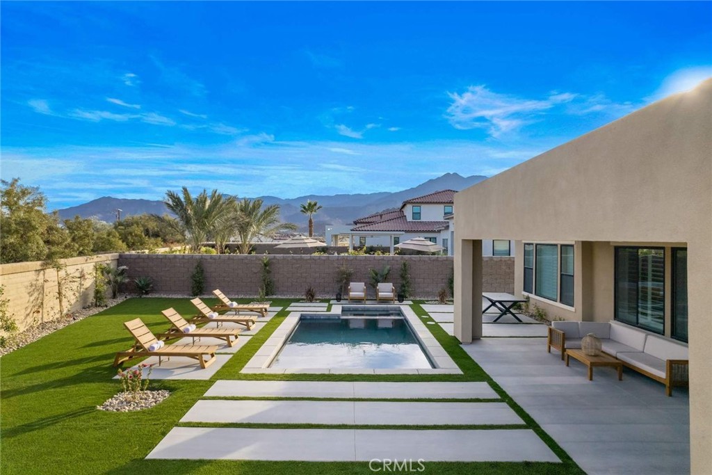 80495 Old Ranch Trail South La Quinta, CA 92253 - Photo 7 of 58 a view of a terrace with furniture