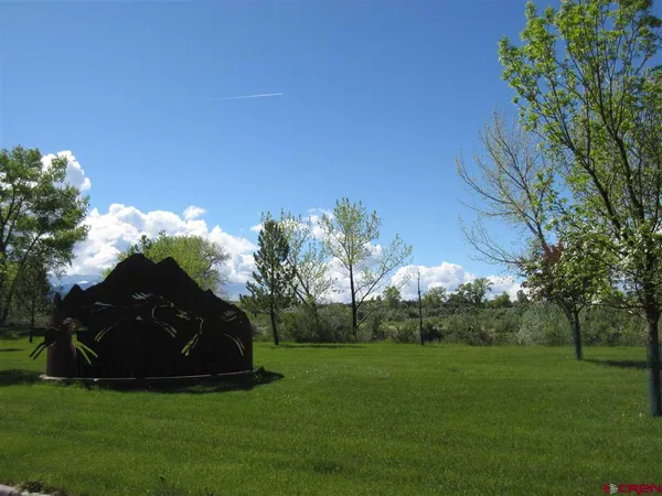 a view of a green field