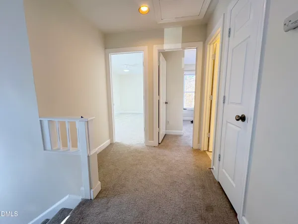 a view of a room with an empty space
