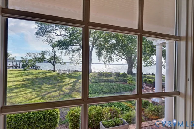 a view of outdoor space with green space