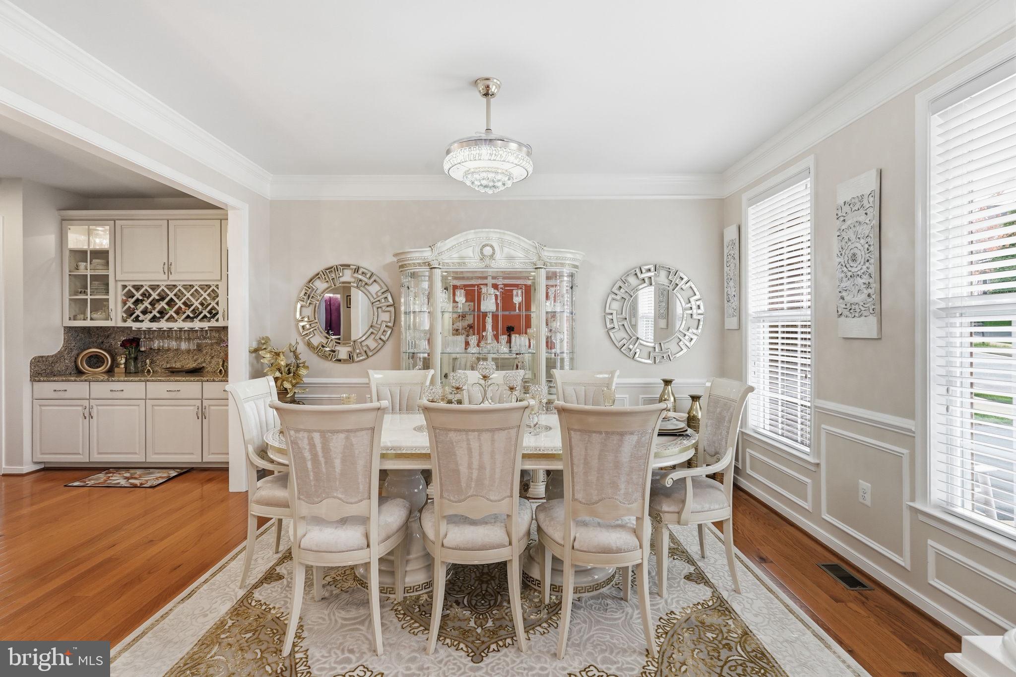 14 Smelters Trace Road Stafford, VA 22554 - Photo 5 of 78 a view of a dining room with furniture window and wooden floor