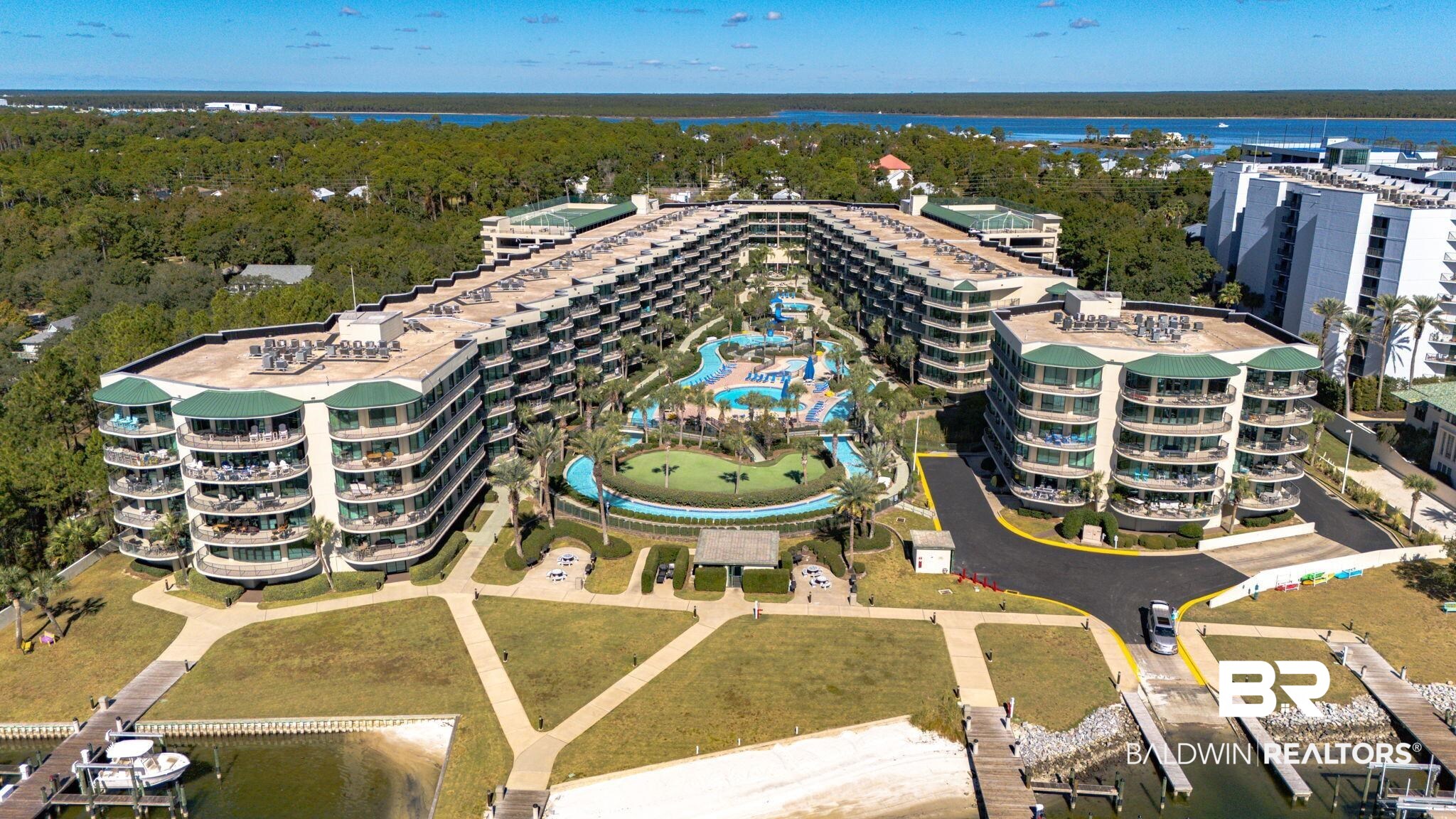 27580 Canal Road, Unit 1526 Orange Beach, AL 36561 - Photo 38 of 49 Aerial view of a large body of water