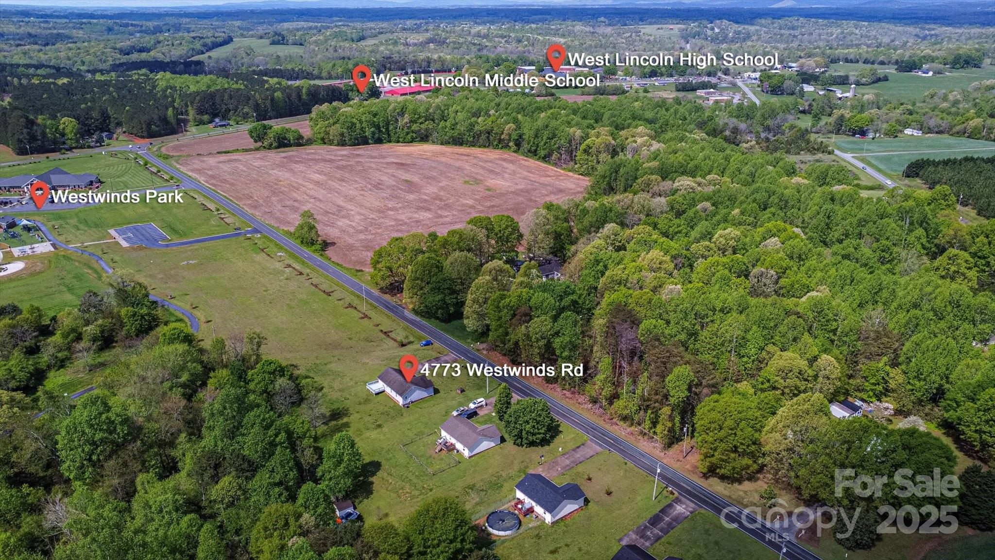 4773 Westwinds Road Lincolnton, NC 28092 - Photo 35 of 38 an aerial view of a
