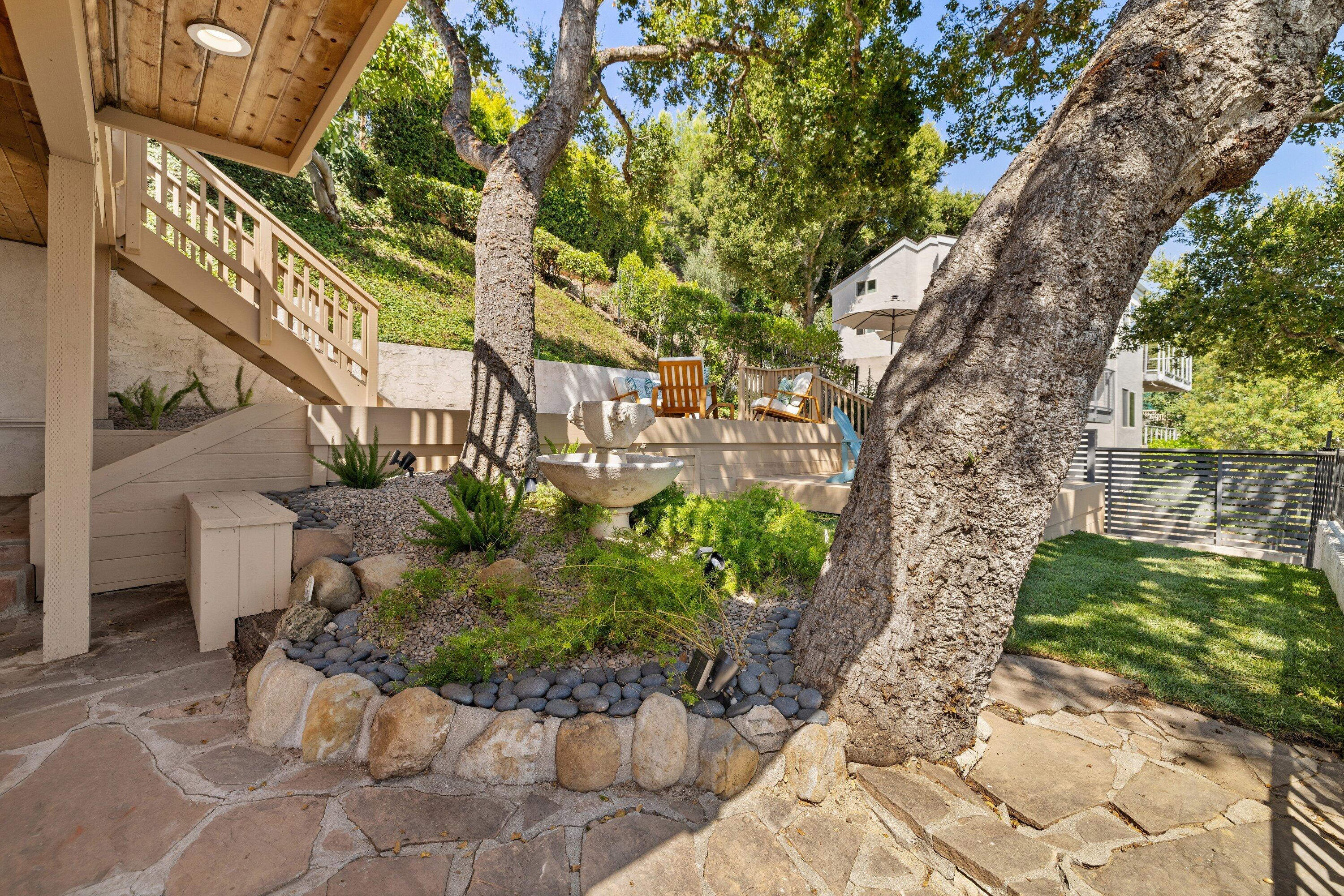 844 Cheltenham Road Santa Barbara, CA 93105 - Photo 14 of 31 a view of a garden with patio