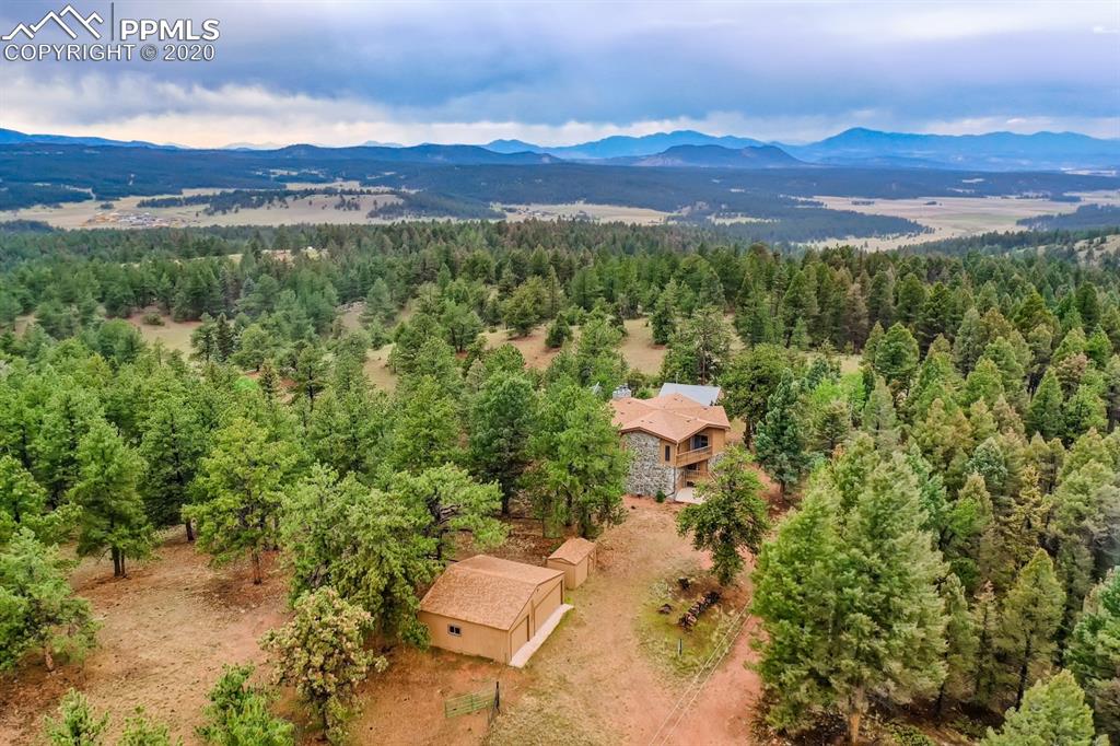 247 Pinewood Road Florissant, CO 80816 - Photo 29 of 39 a view of a city with mountain view