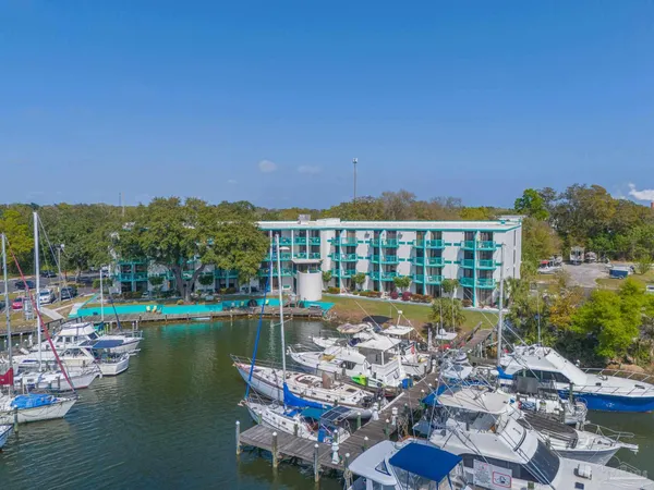 a view of a lake with a mountain view