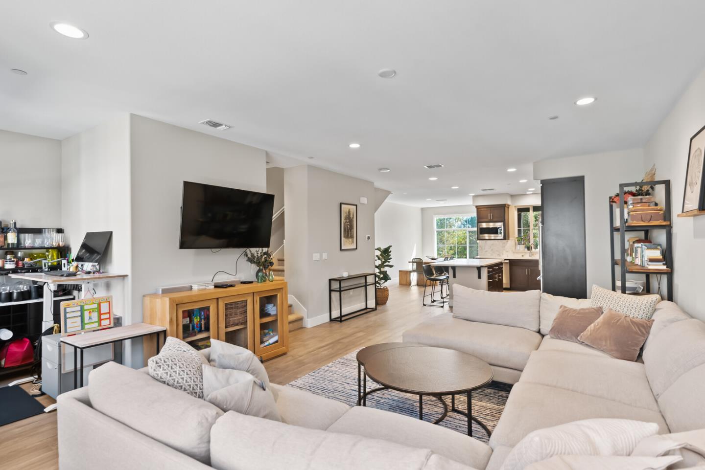 202 Malley Way Campbell, CA 95008 - Photo 11 of 29 a living room with furniture and a flat screen tv