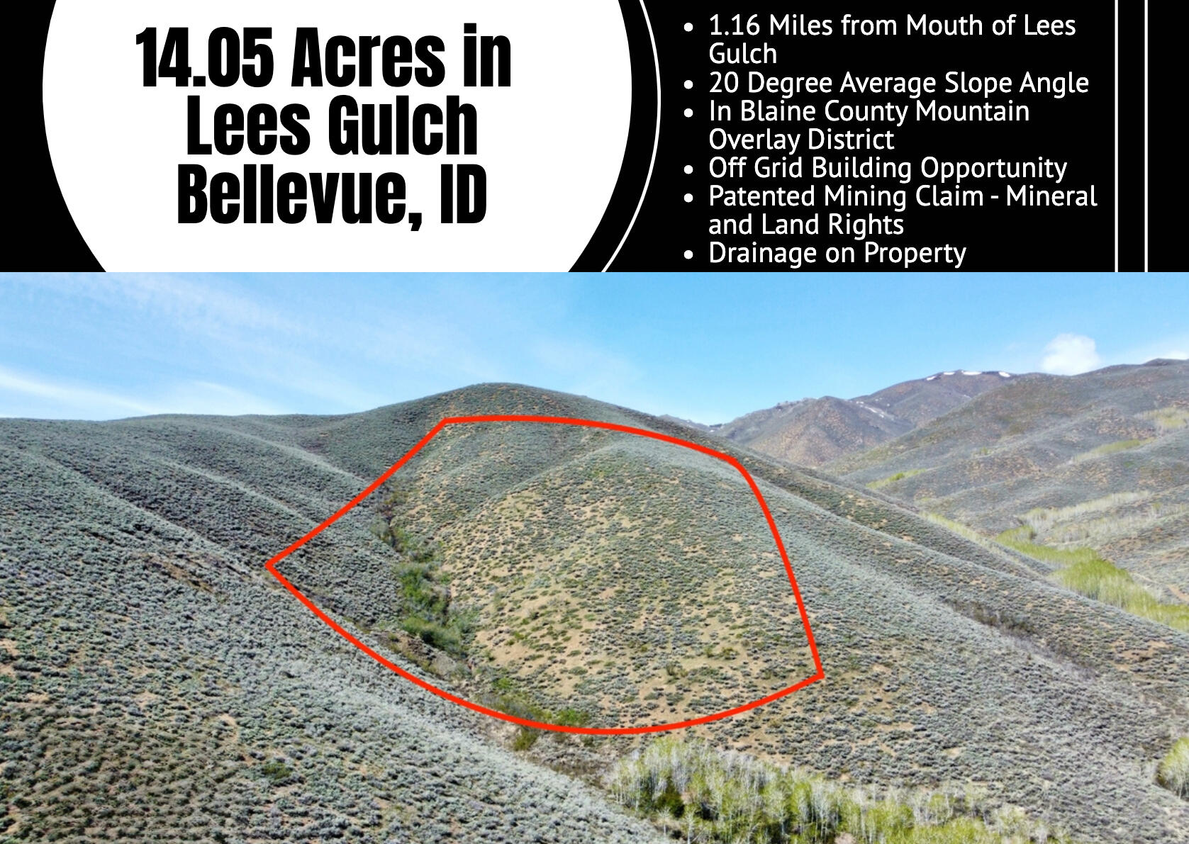 Tbd Lees Gulch Road Hailey, ID 83333 - Photo 2 of 13 Lees Gulch Rd Bellevue
