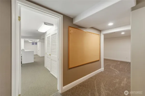 a view of empty room