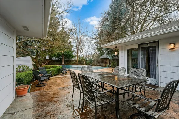 a view of a house with pool