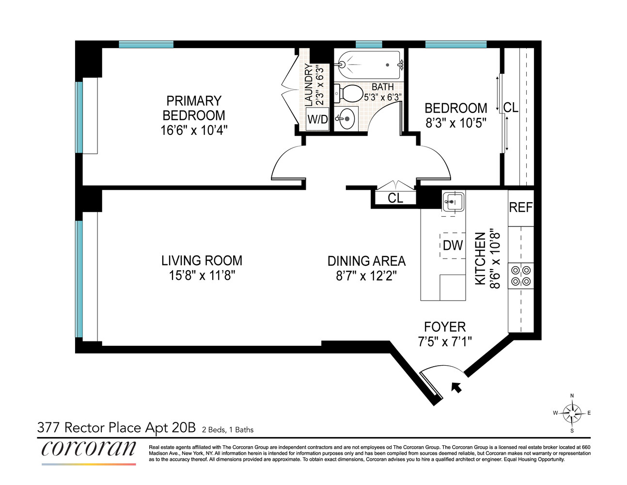 377 Rector Place, Unit 20B Manhattan, NY 10280 - Photo 10 of 10